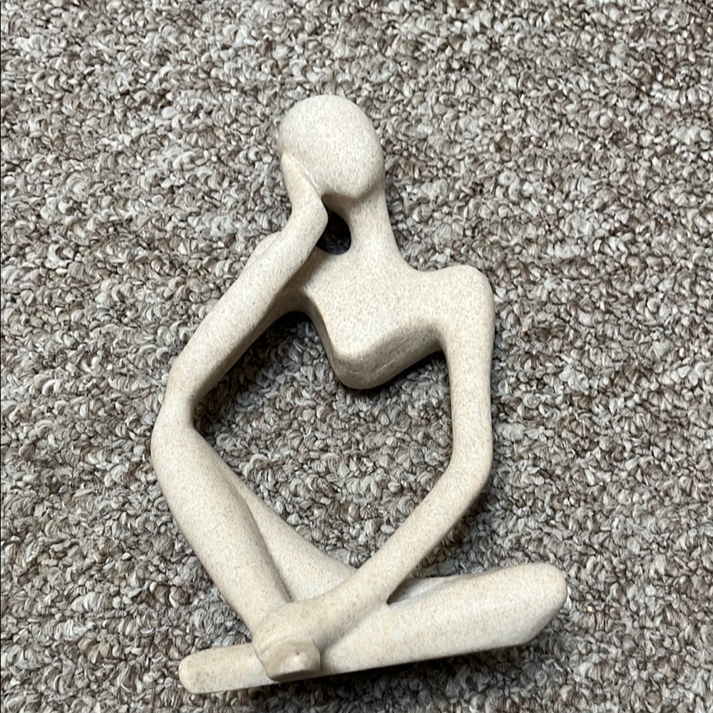 Abstract Cream Sculpture